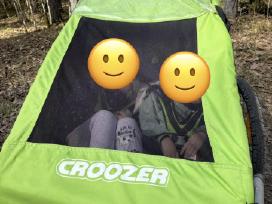 Croozer for two dviračiui ir bėgimui