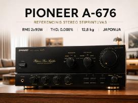 Pioneer A676 Rms 2x95w Thd: 0.008% 12,8kg Japonija