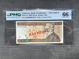 50 Litų 2003 m. Pavyzdys Pmg66