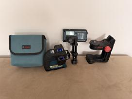 Bosch Gll 3-80 lazerinis nivelyras + Lr2 + Bm1