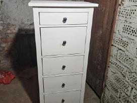 Ikea Hemnes balta komoda, 5 stalčių, 1305739 cm