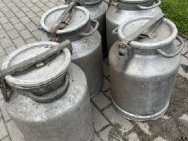 Naudoti aliuminiai bidonai