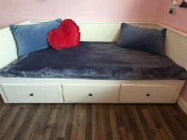 Hemnes Kušetė su 3 stalčiais, 2čiužiniais