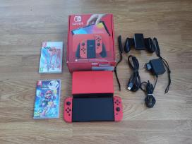 Nintendo Switch Oled Mario Red Edition+ Mario+nba