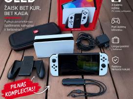 Nintendo Switch Oled – pilnas komplektas