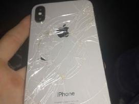 iPhone X dalimis (be ekrano, stiklas sudužęs)