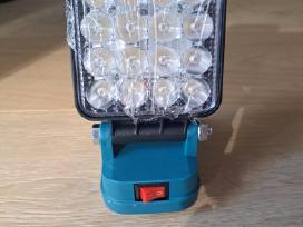 Nauja LED lempa Makita 18 V akumuliatoriui