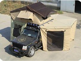 Automobilio stogo markizė/pavėsinė su sienom