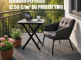 Skelbimo 'Plastikinės plytelės terasai – Tik 12,50 €/m² !' paveikslėlis