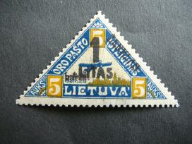 Lietuva 1922 Oro pastas svarus Mh lit186s(III)