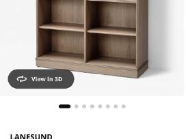 Ikea knygu lentyna naudota