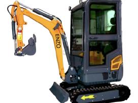 Mini ekskavatorius Enzo Ht16, benzininis 1,6 tonos