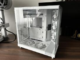 Nzxt H6 Flow White + Lian Li fanai + 3.5 ekranas
