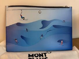 Montblanc Meisterstück scenic pounch with skiers