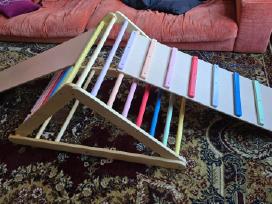 Montessori Pikler laipynė su čiuožykla – ideali