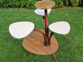 Vintažiniai mid century gėlių stovai