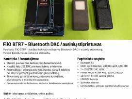 Parduodamas Fiio Btr7 Bluetooth Dac / ausinių stip