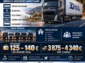 Darbas CE kategorijos vairuotojams Voketijoje