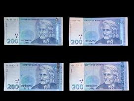 200 Litų Banknotai, 1997 m. Lietuva.