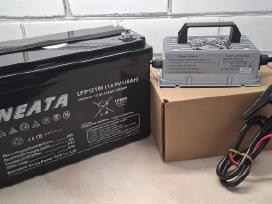 Neata 12v-100ah Lifepo4 +pakrovejas Neata