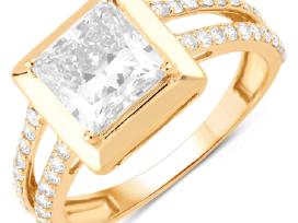 Sužadėtuvių žiedas su briliantu (2,68ct)