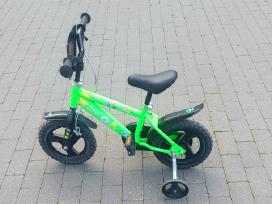 Vaikiškas dviratukas su papildomais ratukais