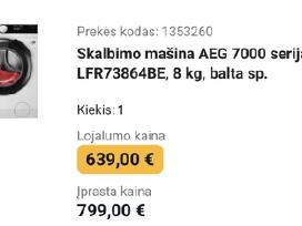 Nauja skalbimo mašina