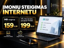 UAB, MB, Všį ir kitų įmonių steigimas internetu