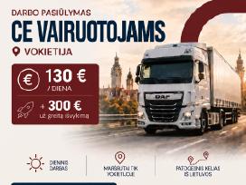 Darbas CE Vokietijoje 130 eur/d. + premija 300 eur
