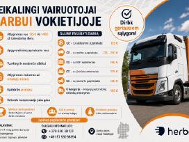Reikalingi CE kat. vairuotojai Vokietijoje