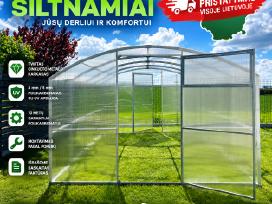 Tvirti šiltnamiai 2–4 m Nemokamas pristatymas