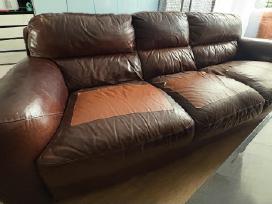 Naudoti odiniai baldai: sofa+ 2foteliai