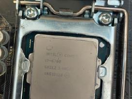 Procesorius Intel i7 6700 + motininė plokštė H110m