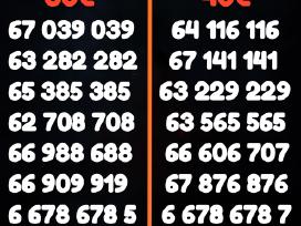 Gražūs VIP Numeriai 70 vnt. Po 30/40€.111 777 000
