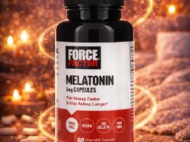"Force factor" 5 mg melatoninas