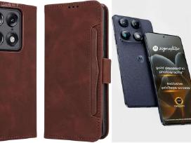 Dėklas Motorola Signature (piniginė/knyga,odinis)