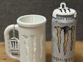 Monster Energy skardinės Dėklas Puodelis-rinkinys