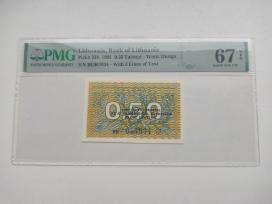 0,50 talono 1991 Pmg 67