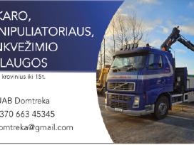 Kroviniu pervežimas, fiskaras- manipuliatorius.