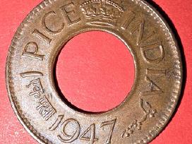 Britų Indija 1 paisa 1947