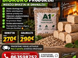 Biokuras Granules Briketai A1