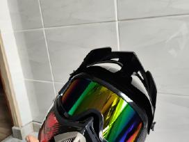 Nauji Vaikiški Motokrosinio tipo šalmai + akiniai