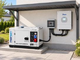 Trifazis dyzelinis generatorius Mvd11000–10kw Ats