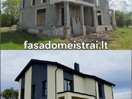 Fasadų šiltinimas, dekoras, klinkeris. Klaipėda