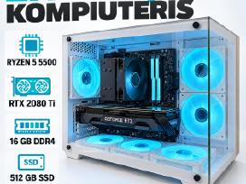 Žaidimų kompiuteris Ryzen 5 5500 Rtx 2080 Ti