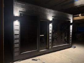 Karkasine sauna, pirtis, moduliniai, mobili, medin