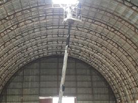 Skardinių angarų,pastatų,sandėlių,stogų renovacija