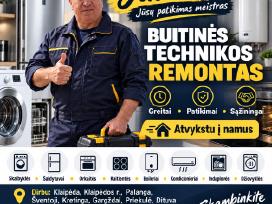 Remontuoju skalbykles, šaldytuvus, orkaites kt.