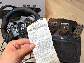 Logitech G923 Racing Wheel & Pedals (Like New, War