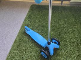 Paspirtukas “scooter su trimis ratais mėlynas